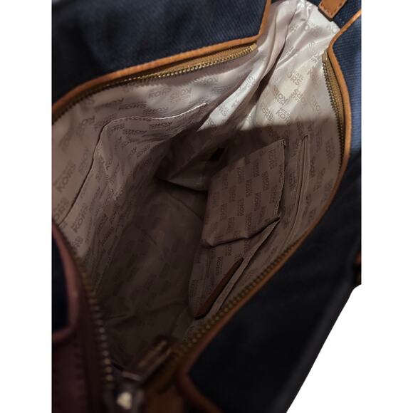 Michael Kors Retired Kingsbury Bucket Bag, Navy in Nice Condition! - Picture 5 of 14